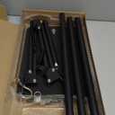 Reptile Lamp Stand Reptile Light Stand (15.7inch to 74.3inch) with 360 Adjustable Swing Arm, Heat Lamp Holder for Bearded Dragon Turtles Snake and Chicks