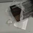 ADIIL Mail and Key Holder for Wall Decorative, Wooden Wall Mount Key Rack Hanger Organizer with 4 Double Key Hooks, Rustic Home Decor for Entryway Hallway, Brown