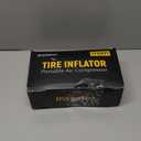 150 PSI Tire Inflator Portable Air Compressor, 12V DC Auto Shutoff Air Pump with Digital Pressure Gauge and Emergency LED Light for Car Tires, Bicycle & Balloons, Black