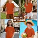 Boys Shirts Short Sleeve Summer Tops Kids Crew Neck Loose Casual Basic Tees for Boys 5-14 Years