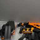 Slot Car Race Track Sets with 4 Slot Cars, Electric Race Car Track Include Slope Circular Overpass Track, Dual Racing Game Featuring Flash Bridge and Pendulum, Gifts Toys for Boys Kids Age 6 7 8-12