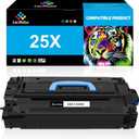 LeciRoba 25X Black High-Yield Toner Cartridge Replacement for HP 25X CF325X for HP LaserJet Enterprise Flow MFP M830 M830z M806 M806dn M806x+ Series Printer Ink Toner (1-Pack)