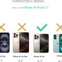 Brown Gingerbread Christmas Trees Case Compatible with iPhone 16 Pro, Cute Christmas Festival Case for iPhone 16 Pro, Cool TPU Bumper Phone Case Cover