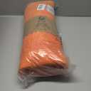 C23 Orange Bathroom Rug 2200 GSM Set of 2-20"x32"/16"x24"|100% Tufted Cotton Thick & Plush Bath Mat|Luxury Heavyweight Ultra-Absorbent, Quick Dry, Non-Slip Natural Latex Back, Machine Washable (Orange - Solid Pattern)