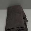 FUTEI Dark Grey Chenille Throw Pillow Covers 26x26 Inch Set of 2,Soft Striped & Diamond Textured Euro Pillow Shams, Modern Home Decor for Couch Living Room (Dark Coffee)