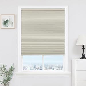 Joydeco Cellular Shades Cordless, Blackout Shades Cellular Blinds for Indoor Windows, Blackout Blinds Window Shades for Thermal Insulated & Noise Reduction (29" W x 64" H)