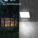 2-Pack 50W LED Flood Lights Outdoor 9000 Lumens Super Bright Security Lighting, IP66 Waterproof, 5000K Daylight Energy-Efficient Outdoor Lights for Garage, Garden, Lawn, Backyard