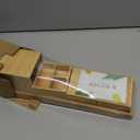 Bamboo Vanity Tray, 6-Piece Bathroom Countertop Vanity Tray Set, Makeup Kitchen Desk Organizer and Storage - Holds Small Items