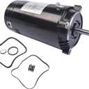 UST1152 Round Flange 1.5HP pool motor Kit Replacement for HAYWARD -MAX FLO, SUPER PUMP, SUPER 11 PUMP Compatible with JACUZZI MAGNUM