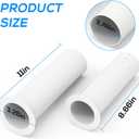 Mini Split Cover Wall Sleeve for Air Conditioner Line Set Covers with air Conditioning Filter Cotton for Outside Units AC Sleeve Through The Wall Pipe Accessories (8.66 inches Length)