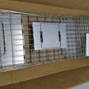 VEVOR Live Animal Cage Trap, 31" x 10" x 12" Humane Cat Trap Galvanized Iron, Folding Animal Trap with Handle for Rabbits, Stray Cats, Squirrels, Raccoons, Groundhogs and Opossums