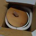 Ceramic Jar with Lid, Coffee Canisters with Airtight Lids Kitchen Food Storage Container for Spice Loose Leaf Tea, Small Decorative Jars for Countertop Coffee Bar Accessories - White 20 fl.oz