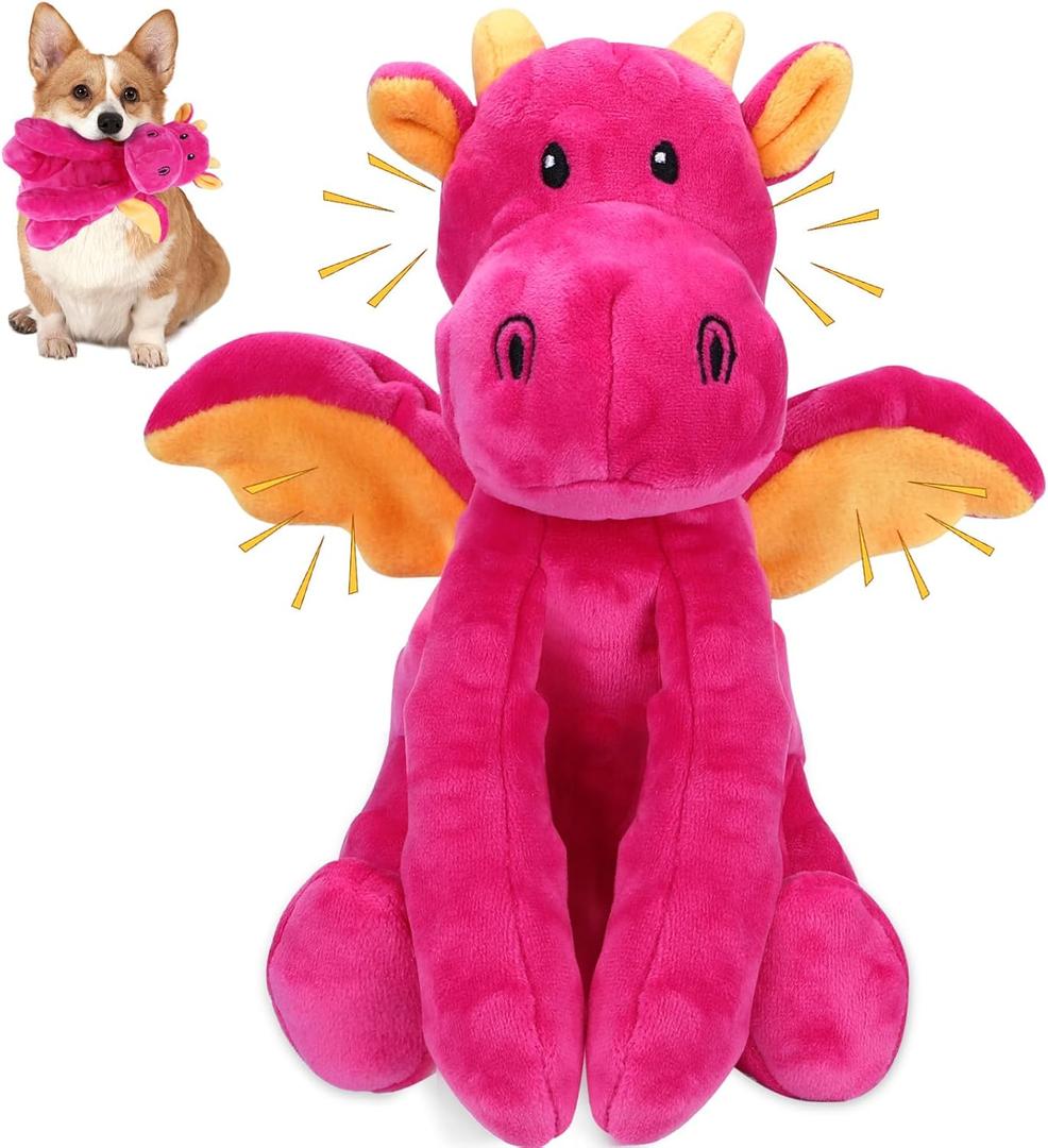 Dog Toys for Large Plush Dog Chew Toy with Squeaker and Crinkle Paper, Interactive Puppy Toys to Reduce Boredom and Anxiety, Tough Tug of War Pet Toys for Small, Medium and Large Dogs