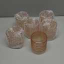 Kate Aspen Rose Gold Hobnail Beaded Drinking Glasses Set of 6-10 oz Vintage Glassware Set Cocktail Glass Set, Juice Glass, Water Cups | Makes A Great Hostess Gift or Gift for New Home Owners