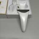 Dopsikn Red Light Therapy for Face and Neck, 7 Color Facial Massager with Adjustable Vibration and Thermals for Wrinkles, Double Chin, Portable Skin Care Tool with Base, White