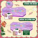 P&C Bead Bracelet Making Kit for Girls 8-12 DIY Bracelet Maker with 220+ Beads, Storage Box, Letter Stickers & Tools - Jewelry Making Kit for Kids Arts and Crafts Set Birthday Christmas Gift