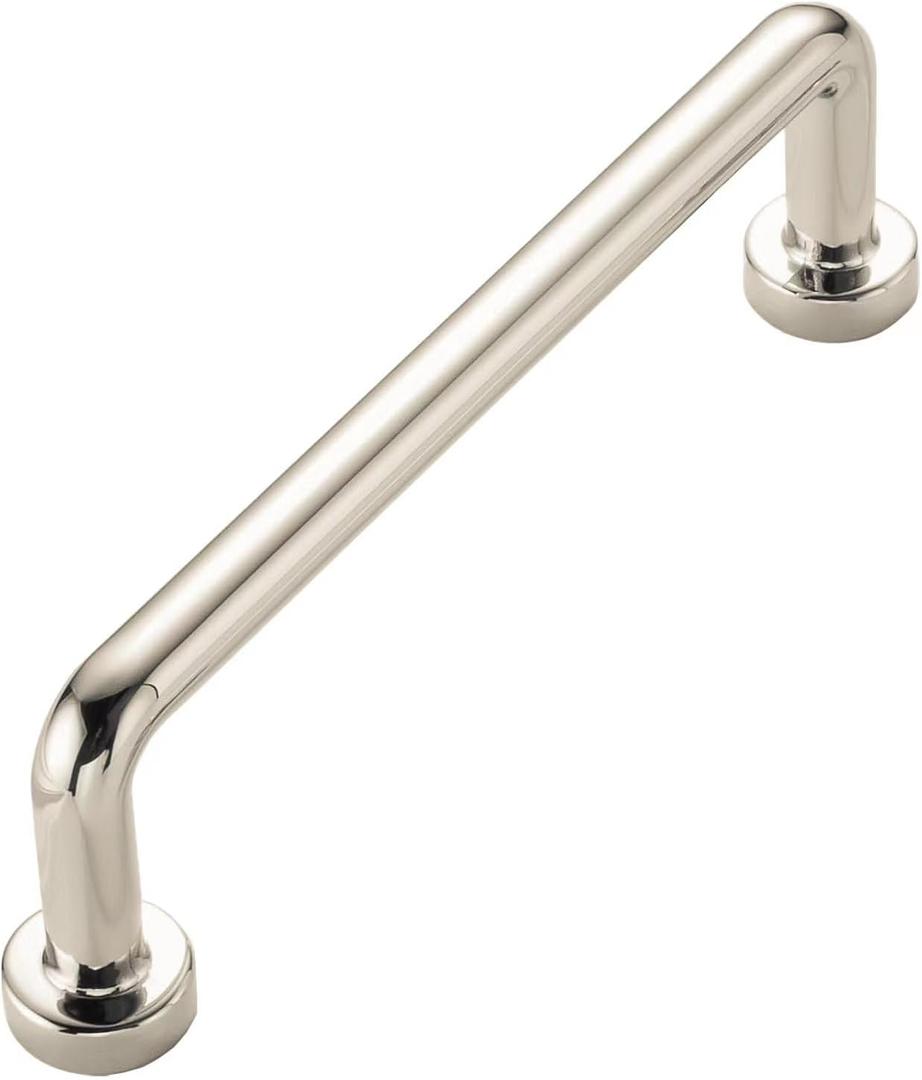 khtumeware 10 Pack Polished Nickel Cabinet Pulls 3 Inch(76mm) Hole Centers Cabinet Handles Kitchen Hardware Straight Bar for Cabinets and Drawer Pulls