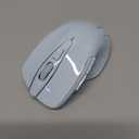 TECKNET Wireless Mouse (2.4G & BT5.0/3.0) Silent 4800 DPI Computer USB A & Bluetooth Mouse 6 Buttons, Wide Compatibility - Light Blue