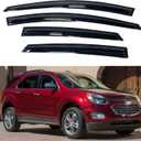 IG Window Visors Fit for 2010-2017 Chevrolet Equinox, Out-Channel Rain Guards Vent Wind Deflectors 4PC, Car Accessories for 10-17 Chevy Equinox