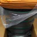 Simpli-Magic Heavy Duty Padded Moving Blankets 72" x 40" 12 Pack Packing Blankets, Furniture Covers for Moving, Black/Orange