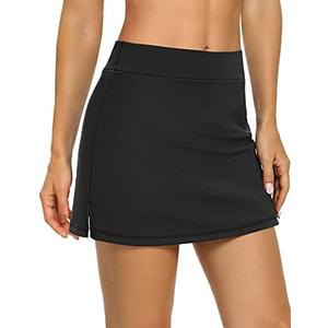 LouKeith Tennis Skirts for Women Golf Athletic Activewear Skorts Mini Summer Workout Running Shorts with Pockets Size S