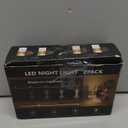 Fuligent LED Night Lights Plug into Wall 2 Pack, Acrylic Nightlight with Dusk to Dawn Sensor, 0-100LM Step less Dimmable, 3000K Soft Light, Wall Sconce Night Light Plug in for Bathroom Hallway Room