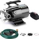Trupow 1/10HP 330GPH 115-Volt Mini Portable Electric Utility Sump Transfer Water Pump with ON/OFF Switch and Water Hose Kit