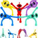 Magnetic Robot Sensory Fidget Toys 5 Pcs, Magnetic People Men, Travel Activities Essential for Toddlers Kids Adults