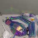 Prismatic Iridescent Giant Spider, 52" Pre-lit Large Outdoor Scary Prismatic Spider Decorations for Halloween 140 LED Light Up Giant Spider Outdoor Halloween Decorations for Garden, Yard, Porch