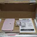 Badger Basket Doll Crib with Bedding, Storage Baskets, Mobile & Personalization Kit - Ideal Nursery Set for Dolls Up to 22 Inches, Best for Doll Accessories & Playtime - White/Pink