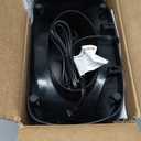 Amazon Basics Air Circulator Desk Fan for Bedroom, Home and Office, 90-Degree Tilt Head, 3 Speed Settings, Cooling, 35 Watts, Black, 11.1"W x 6.3"D x 10.9"H