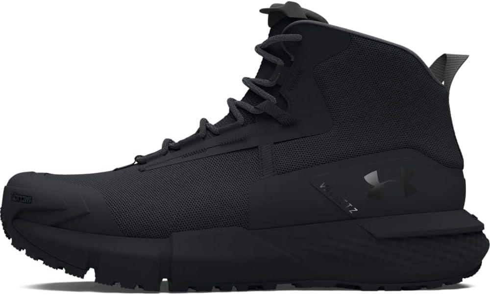Under Armour Men's Charged Valsetz Mid Military and Tactical Boot (Black,9)