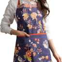 Maison d' Hermine Aprons for women with Pocket 100% Cotton (27.50"x31.50")