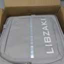 LIBZAKI Oversize 4 in 1 Car Trunk Storage Organizer, Multi Compartment Collapsible Trunk Storage Box with Cooler Bag for Car Truck SUV-Gray