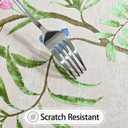 Round Flower Pink Tablecloth, Waterproof Vinyl Tablecloths with Flannel Backing for Table, Wipeable Spillproof Plastic Table Cloth for 45"-56" Tables