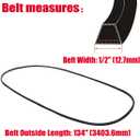 954-04044A RZT 50 inch Deck Belt for MTD Cub Cadet RZT50 ZTL7000 ZT 5000 754-04044 754-04044A 954-04044 954-04044A Ariens Gravely 07200436 Troy-Bilt 50 inch Drive Belt Parts, 1/2 x 134