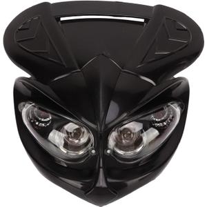 Tbest Motorcycle Front Light,Motorcycle Fairing Head Lamp 12V Dual Headlight High Low Beam Replacement for F Eagle CRF Pit Dirt Bike Motocross