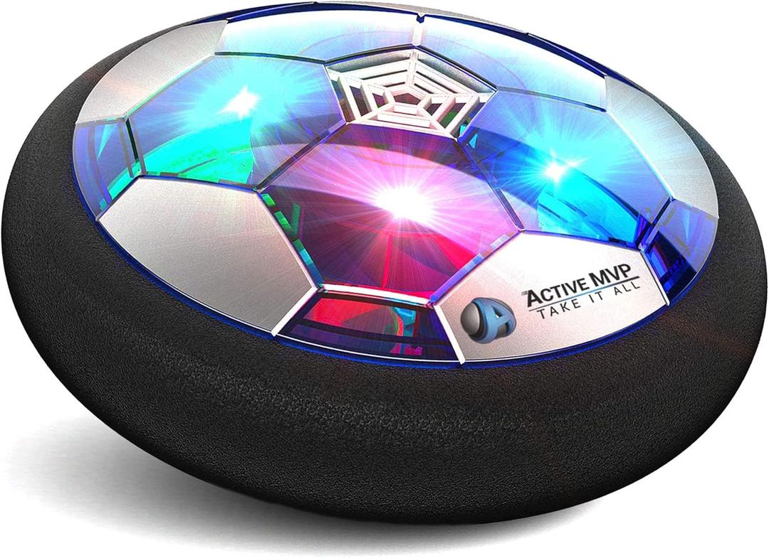 ActiveMVP Hover Soccer Ball for Kids  Rechargeable Light-Up Indoor Soccer Hover Ball Toy, Birthday Gift for Boys Age 6-16, Indoor Games Toy for 6 7 8 9 10 11 12 13 14 15 16 Year Old Kids