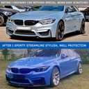 Front Bumper Lip Fit for F82 F83 M4 2014-2019,for 2015-2018 F80 M3 Glossy Black Front Bumper Spoiler Splitter ABS Front Splitter Bumper