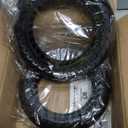 10x2.5 Inch Solid Tire, Fit for 60/70-6.5 Original Tire, Fit for Hiboy S2 MAX/MAX Pro/ max3 NAVEE S65C OKAI EA10/ ES520B Hover-1 Alpha ESKUTE MAX Zero 10/ 10x Electric Scooter, Black 2pcs