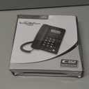 Desktop Landline Telephone, Corded Phone with Caller ID Display for Home Office Hotel Restaurant Easy to Install
