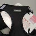 Best Pet Supplies - All Weather Mesh / Plush, Reflective, No Pull Harness for Small, Medium Dogs, Cats - Secure with Hook & Loop Fastener, Buckle, Double D-Rings - Black Plush, M (M (Chest: 16 - 18"))