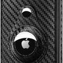 Mens Smart Airtag Wallet(NO Airtag) with Pop Up Button, Rfid Blocking Carbon Firber 20