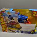 Hot Wheels City Toy Car Track Set, Ultimate Dual Dragon Transporter & 2 Die-Cast Cars, Large-Scale Dragon & Detachable Dragon, Stores 20+ Vehicles