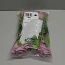 IUKnot Artificial Rose 10pcs Open Flower Bouquet Faux Rose Stems for Wedding Arrangement, Bridal Bouquet, Centerpiece, Fake Faux Silk Flowers (Mauve)