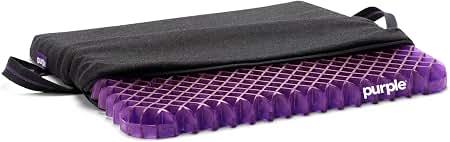 Purple Simply Seat Cushion, Lightweight 1.25" Low-Profile Gel Seat Cushion