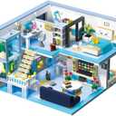 Friends House Building Block Set, Pets Collection Small Brick Model Set, Creative Mini Toy Building Sets, Childrens Day Birthday for Teens Kids Boys Girls 8+, 1235 PCS