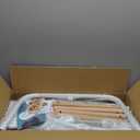 2 in 1 Baby Jumper & Swing, Baby Jumper for Indoor and Outdoor Use, Toddler Swing with Foldable Stand, Stable Bouncer JumperWhite