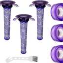 Hechuang 6 Pack Upgraded Star Vacuum Replacement Filters for Dyson V7, V8 Animal and V8 Absolute Vacuum. 3 Pre-Filters and 3 Post-Filters. Compare to Part # 965661-01 & 967478-01.