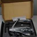 Matte Black Bathroom Faucets, Waterfall Bathroom Sink Faucet Modern Single Handle Bathroom Faucte 1 or 3 Hole, RV Mixer Tap Vanity Faucet - Includes Pop-up Drain Supply Hoses Deck Plate